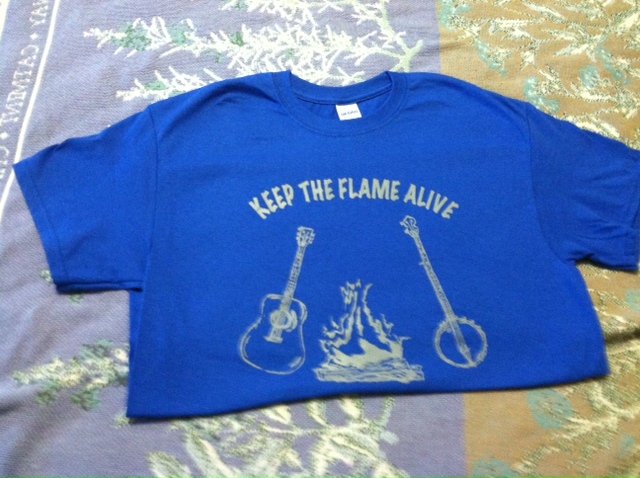 Keep the Flame Alive - Original Design 100% Cotton T-shirt